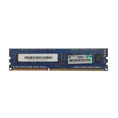 HP 4GB PC3-10600 DDR3-1333MHz ECC Unbuffered CL9 240-Pin DIMM Dual Rank Memory Module Part# 593923-B21-A1 HP 4GB PC3-10600 DDR3-1333MHz ECC Unbuffered CL9 240-Pin DIMM Dual Rank Memory Module Part# 593923-B21-A1