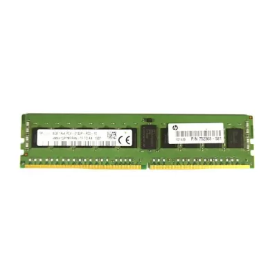 HP 8GB PC4-17000 DDR4-2133MHz ECC Registered CL15 288-Pin DIMM Memory Module Part# 752358-081