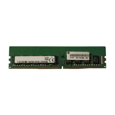 HP 8GB PC4-17000 DDR4-2133MHz ECC Unbuffered CL15 288-Pin DIMM 1.2V Dual Rank Memory Module Part# 797258-581