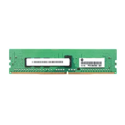HP 8GB PC4-21300 DDR4-2666MHz ECC Registered CL19 288-Pin DIMM 1.2V Single Rank Memory Module Part# 864706-591