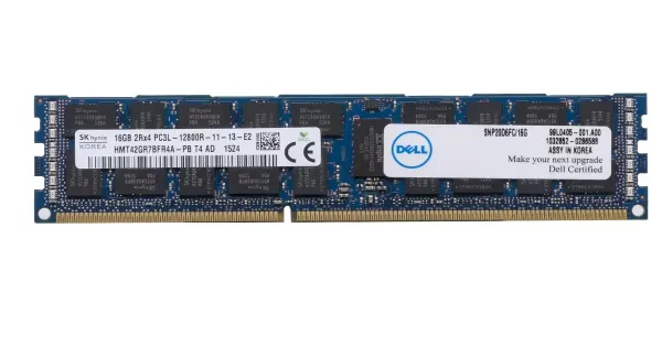 Refurbished Dell 16GB DDR3 PC3L-12800R 2Rx4 Memory HMT42GR7MFR4A-PB