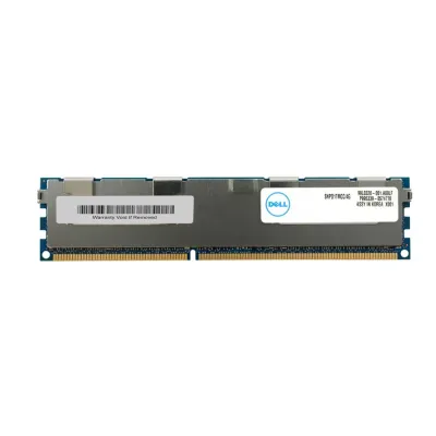 Dell 4GB PC3-10600 DDR3-1333MHz ECC Registered CL9 240-Pin DIMM 1.35V Low Voltage Dual Rank Memory Module Part# SNPD1TMCC Dell 4GB PC3-10600 DDR3-1333MHz ECC Registered CL9 240-Pin DIMM 1.35V Low Voltage Dual Rank Memory Module Part# SNPD1TMCC