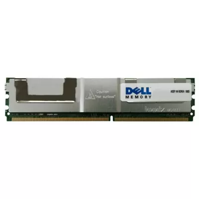 Dell 2GB PC2-4200 DDR2-533MHz ECC Fully Buffered CL4 240-Pin DIMM Dual Rank Memory Memory Part# SNPUW729C/2G