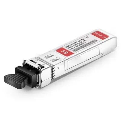 FS C21 DWDM-SFP10G-60.61-I 10G DWDM SFP+ 1560.61nm 80km Transceiver Module FS C21 DWDM-SFP10G-60.61-I 10G DWDM SFP+ 1560.61nm 80km Transceiver Module