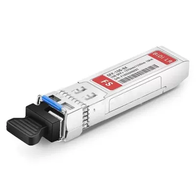 FS SFP-10G-BX20U-I 10GBASE-BX20-U BiDi SFP+ 1270nm-TX/1330nm-RX 20km Transceiver