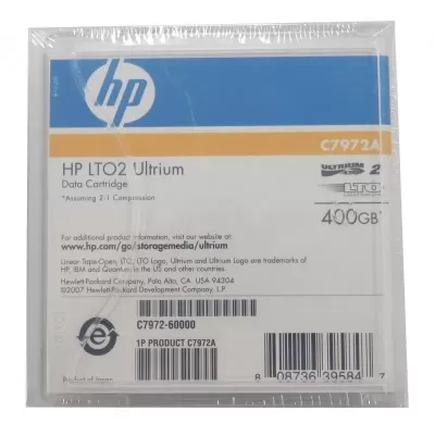 HP 400GB LTO2 Data Cartridge C7972-60000