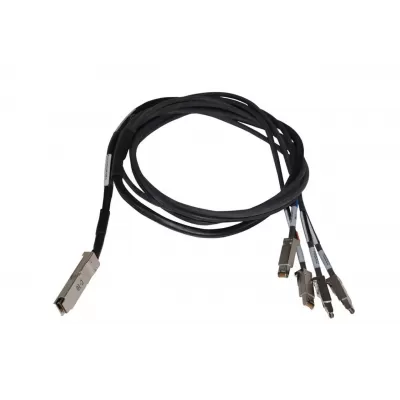 038-003-708 EMC QSFP to 4x HSSDC 2m 2 Meter Fiber Cable