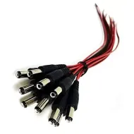 DC Connector for CCTV Camera 10 Pack to Connect Power Supply Cable Black DC Connector for CCTV Camera 10 Pack to Connect Power Supply Cable Black
