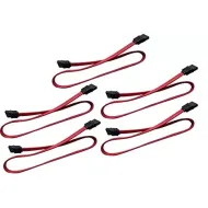 CableCreation 18-inch SATA III 6.0 Gbps 7pin Female to Female Data Cable Pack of 5