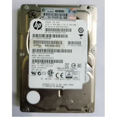 HP 652625-002 300-GB 6G 15K 2.5 DP SAS hard drive