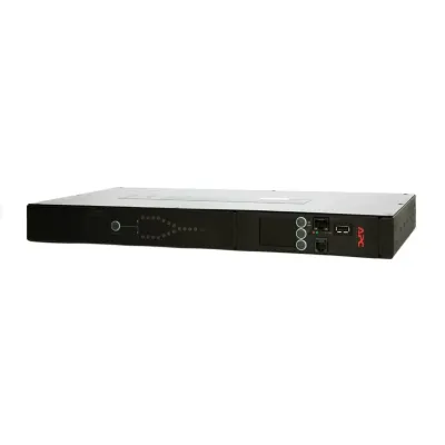 APC AP4423 NetShelter Automatic Transfer Switch, 1U, 16A, 230V, 2 C20 IN, 8 C13, 1 C19 OUT, 50/60Hz -Rack Mountable APC AP4423 NetShelter Automatic Transfer Switch, 1U, 16A, 230V, 2 C20 IN, 8 C13, 1 C19 OUT, 50/60Hz -Rack Mountable