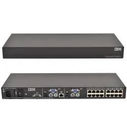 IBM 1735-HC1 16 Port Rack Console KVM Switch PN 41Y9315 ( Without any Cables )