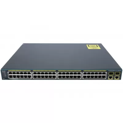 Cisco WS-C2960-48PST-L Catalyst 48 Port PoE 10/100 Switch