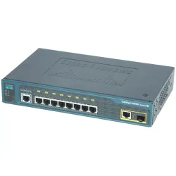 Cisco WS-C2960-8TC-S 8-Port Managed Switch