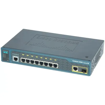 Cisco WS-C2960-8TC-S 8-Port Managed Switch