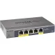 Netgear Prosafe 5-port Gigabit Smart Managed Plus Switch with 2-port PoE and 1-port PoE passthrough Netgear Prosafe 5-port Gigabit Smart Managed Plus Switch with 2-port PoE and 1-port PoE passthrough