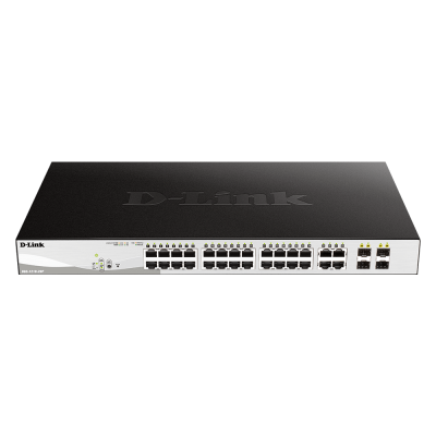 Dlink DGS-1210-28P 28-Port Gigabit Smart Managed PoE Switch Dlink DGS-1210-28P 28-Port Gigabit Smart Managed PoE Switch