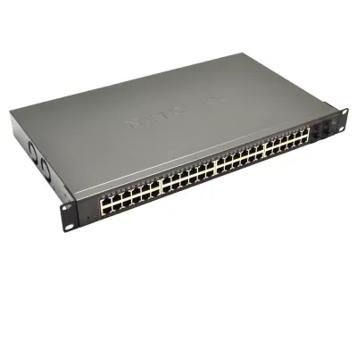 NETGEAR GS748T v4 48-Port Gigabit Ethernet Smart - Managed Switch , with 2 x 1G SFP and 2 x 1G Combo, Desktop or Rackmount NETGEAR GS748T v4 48-Port Gigabit Ethernet Smart - Managed Switch , with 2 x 1G SFP and 2 x 1G Combo, Desktop or Rackmount