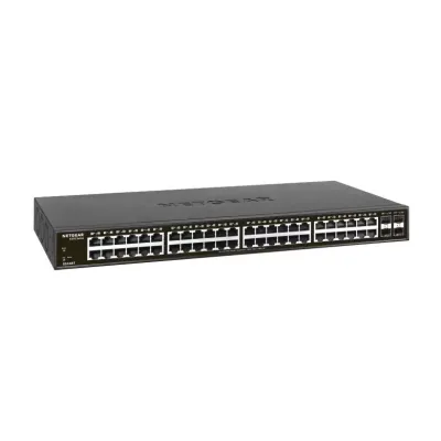 NETGEAR GS748T v5 48-Port Gigabit Ethernet Smart - Managed Switch , with 2 x 1G SFP and 2 x 1G Combo, Desktop or Rackmount NETGEAR GS748T v5 48-Port Gigabit Ethernet Smart - Managed Switch , with 2 x 1G SFP and 2 x 1G Combo, Desktop or Rackmount
