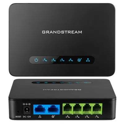 Grandstream HT814 Analog Telephone Adapter 4-port ATA with integrated Gigabit NAT router