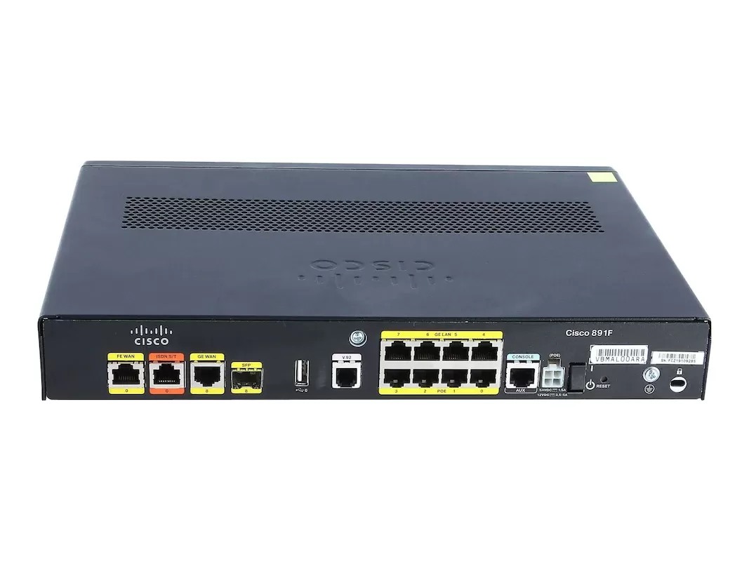 Cisco 891F-K9 V01 8 Port Router