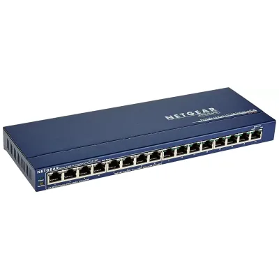 NETGEAR ProSAFE FS116P 16-Port Fast Ethernet Switch with 8 PoE Ports 70w NETGEAR ProSAFE FS116P 16-Port Fast Ethernet Switch with 8 PoE Ports 70w