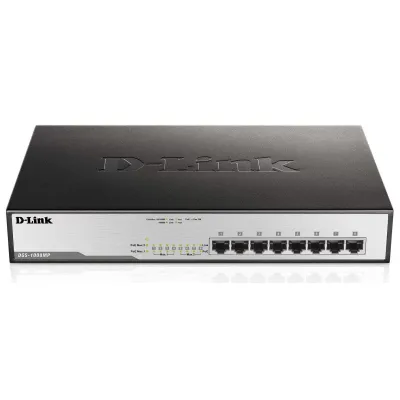 D-Link DGS-1008MP Max Poe - 8 port gigabit un-managed PoE switch