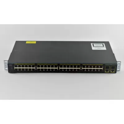 Cisco Catalyst WS-C2960-48TC-S managed Switch with rack-mountable