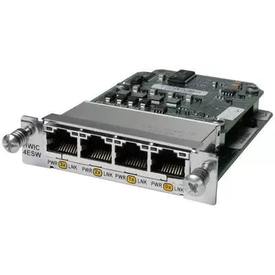 Cisco Router High Speed HWIC-4ESW POE WAN Interface card