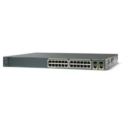 Cisco Catalyst 24 Ports WS-C2960-24PC-L Managed Switch