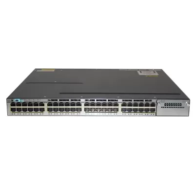 Cisco Catalyst Layer 3 WS-C3750X-48PF-L 48 Port Managed switch