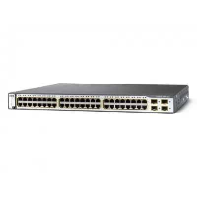Cisco 3750 48 Port 10/100 PoE Managed Switch WS-C3750-48PS-S