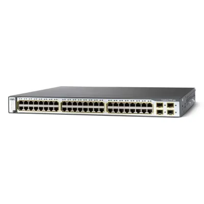 Cisco 3750 48 Port 10/100 PoE Managed Switch WS-C3750-48PS-S