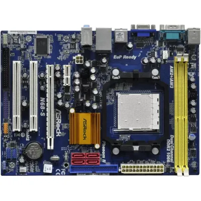 Asrock N68-S M-ATX AMD AM2 AM3 socket Motherboard