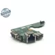Used Dell Latitude E5420 VGA USB RJ-45 Circuit Board 63N3K 063N3K