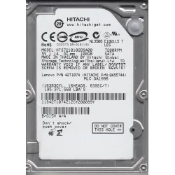Hitachi HTS543216L9SA00 - 160GB 5.4K RPM SATA 9.5mm 2.5" Hard Drive