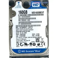 Western Digital WD1600BEVS-22RST0 - 160GB 5.4K RPM SATA 9.5mm 2.5" Hard Drive