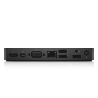 Dell WD15 Monitor Dock 4K with 180W Adapter, USB-C, Black,Dual Display