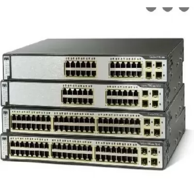 Cisco Catalyst 3750G 48x GE 4x 1G SFP IP Base Managed Switch WS-C3750G-48TS-S