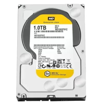 Western Digtal RE4 1 TB Desktop, Surveillance Systems, Network Attached Storage, Servers, All in One PC's Internal Hard Disk Drive (HDD) (WD1002F9YZ) (Interface: SATA, Form Factor: 3.5 inch)