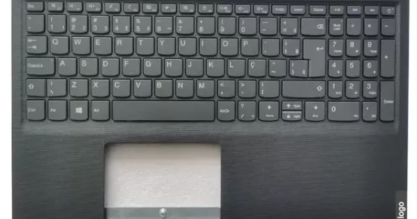 Copri Tastiera Superiore Lenovo V15-ADA Originale &ndash; Nero, Layout UK, Codice 5CB1D01939
