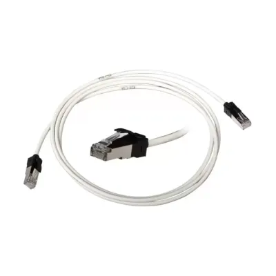 LANmark-6A Slimflex Patch Cord S/FTP Cat 6A RJ45 LSZH White 3 m
