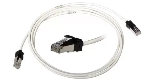 Lanmark 6 Riser Nexans LANmark-6A Slimflex Patch Cord S/FTP Cat 6A RJ45 LSZH White 1.5m