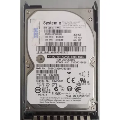 IBM 300GB 2.5 Inch 6Gbps 10K RPM SAS 2.5 Hard Disk 42D0638 42D0641