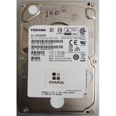 TOSHIBA 600GB 2.5 Inch 6Gbps 10K RPM SAS Hard Disk HDEBC01GEA51