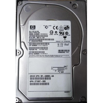 HP 36.4GB 10K RPM SCSI 3.5 Inch Hard Disk 286712-004