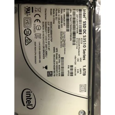 Intel SSD DC S3510 Series 1.6TB 2.5in SATA 6Gbs 16nm MLC Drive