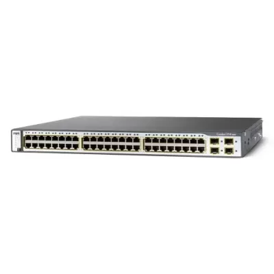 Cisco 12.2 55 SE7 48 Port PoE Managed Switch WS-C3750-48P