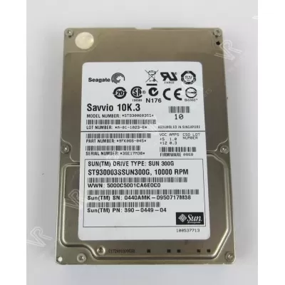 Sun 300GB 10K RPM 2.5 Inch SAS Hard Disk 390-0449