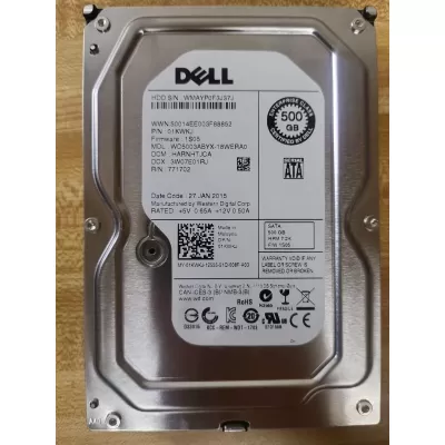 Dell WD5003ABYX-18WERA0 500GB HDD 7.2K RPM 3.5 Inch SATA 1KWKJ 01KWKJ